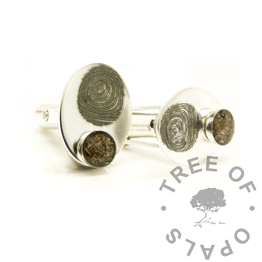 Engravable Ashes Cufflinks