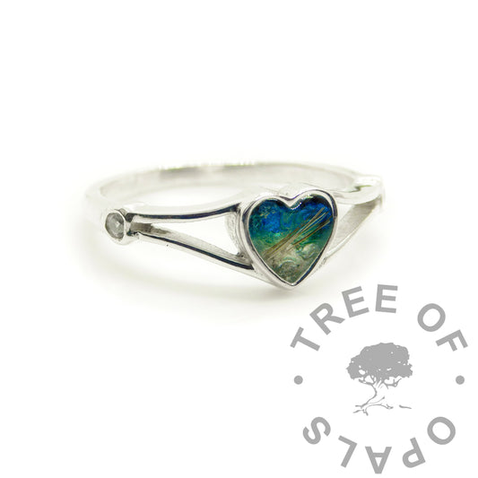 Lexi Hair Heart Ring