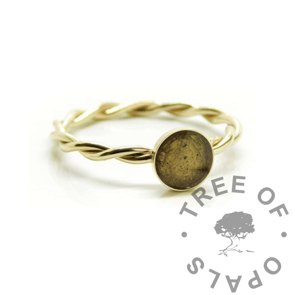 Gold Filled Cord Ring