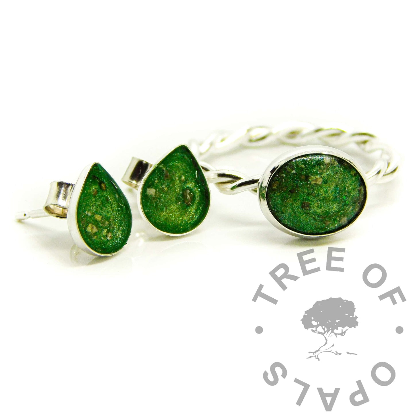 Cremation Ashes Earrings