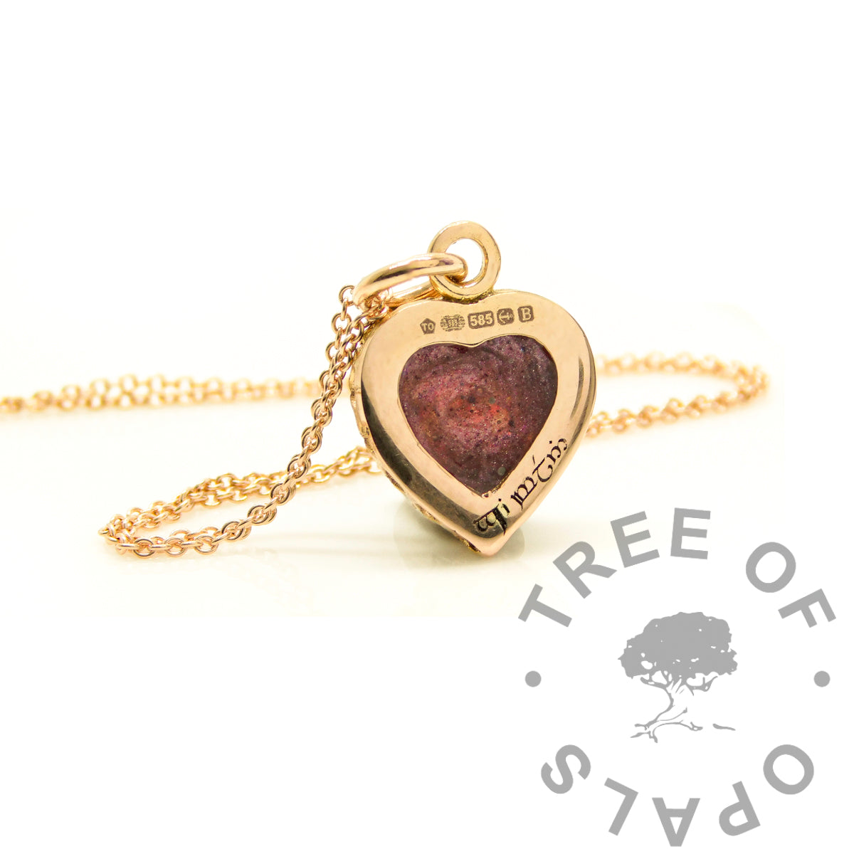 Gold Crown Heart Necklace