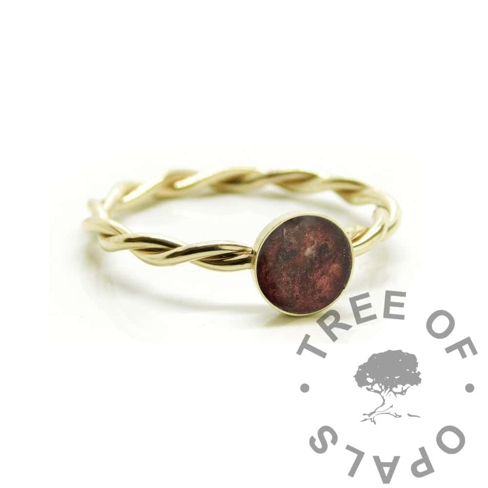 Gold Filled Ashes Ring