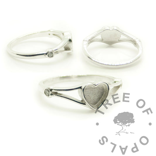 Lexi Cord Heart Ring