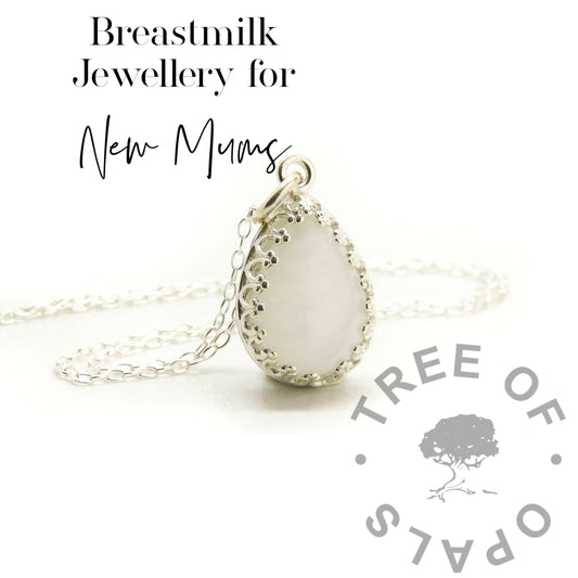 Breastmilk Jewellery for New Mums