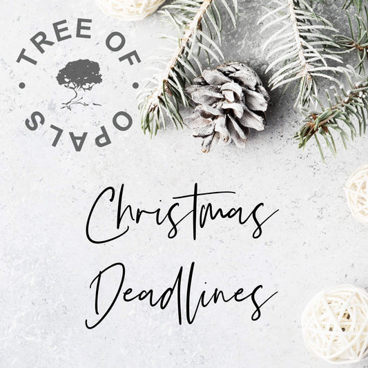 Christmas Keepsake Jewellery Deadlines 2024