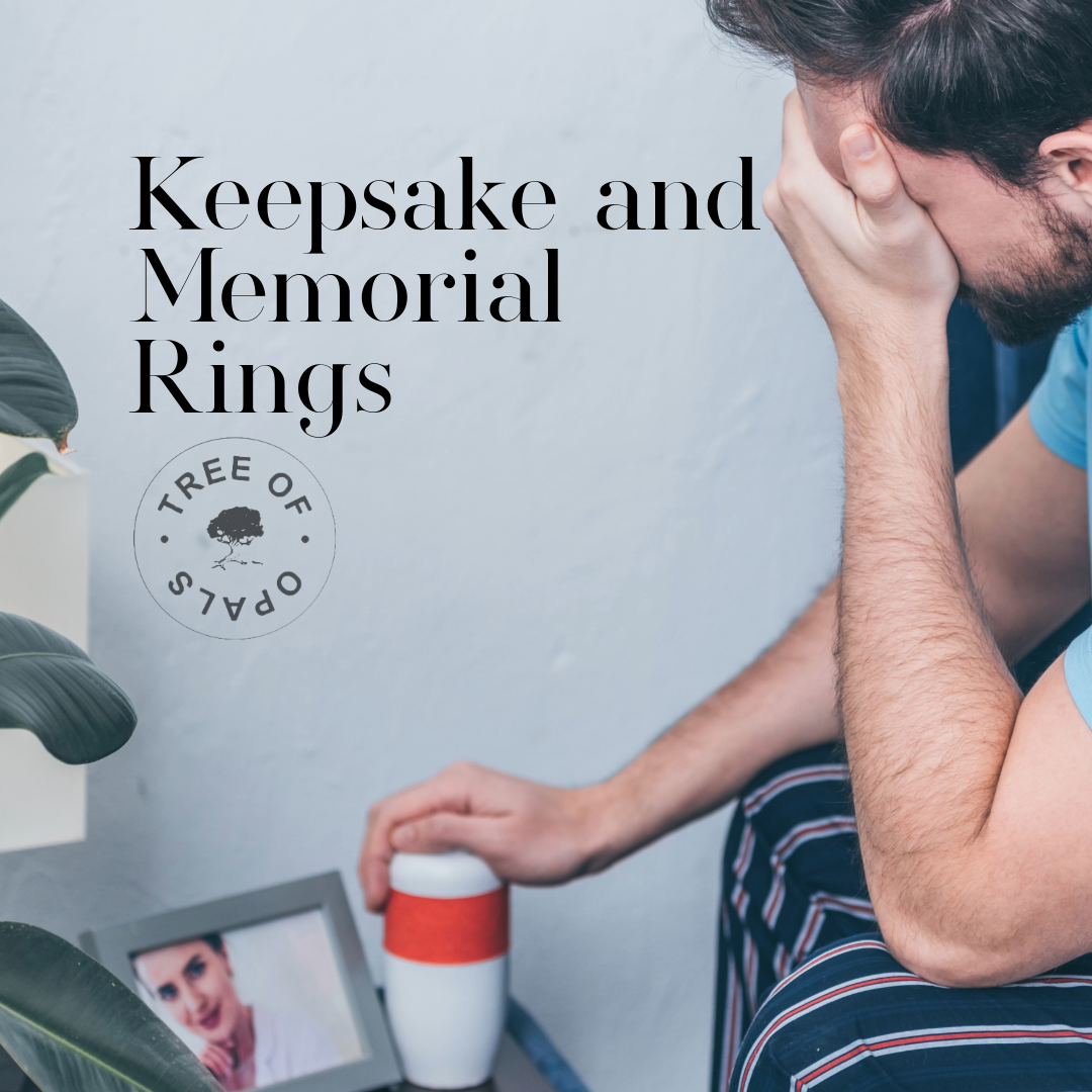Keepsake and Memorial Rings – Tree of Opals