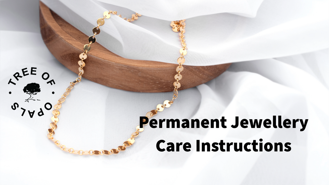 Permanent Jewellery Care Instructions