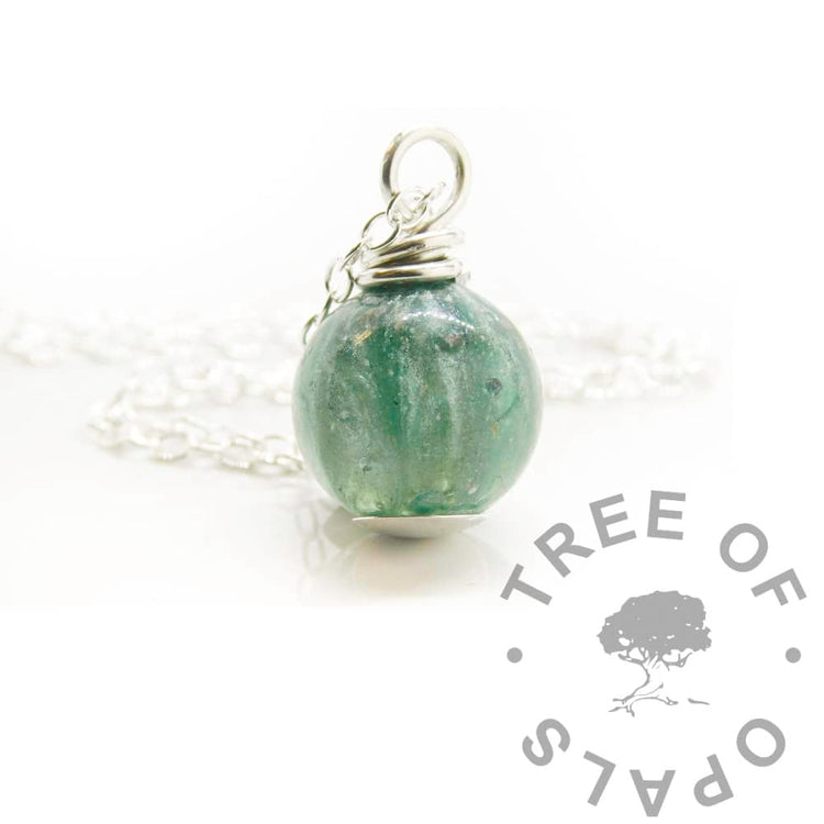 silver ashes necklaces
