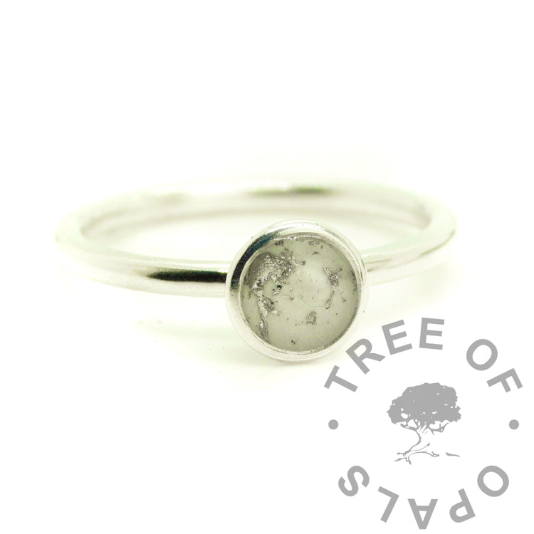 silver breastmilk rings