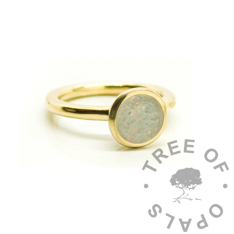 gold breastmilk rings