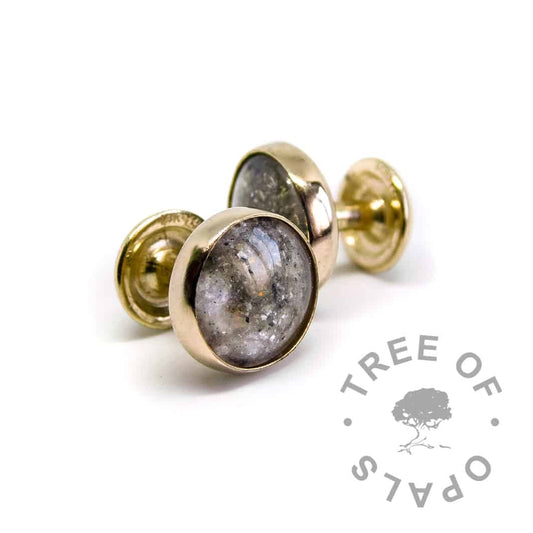 Solid Gold Cord Cufflinks