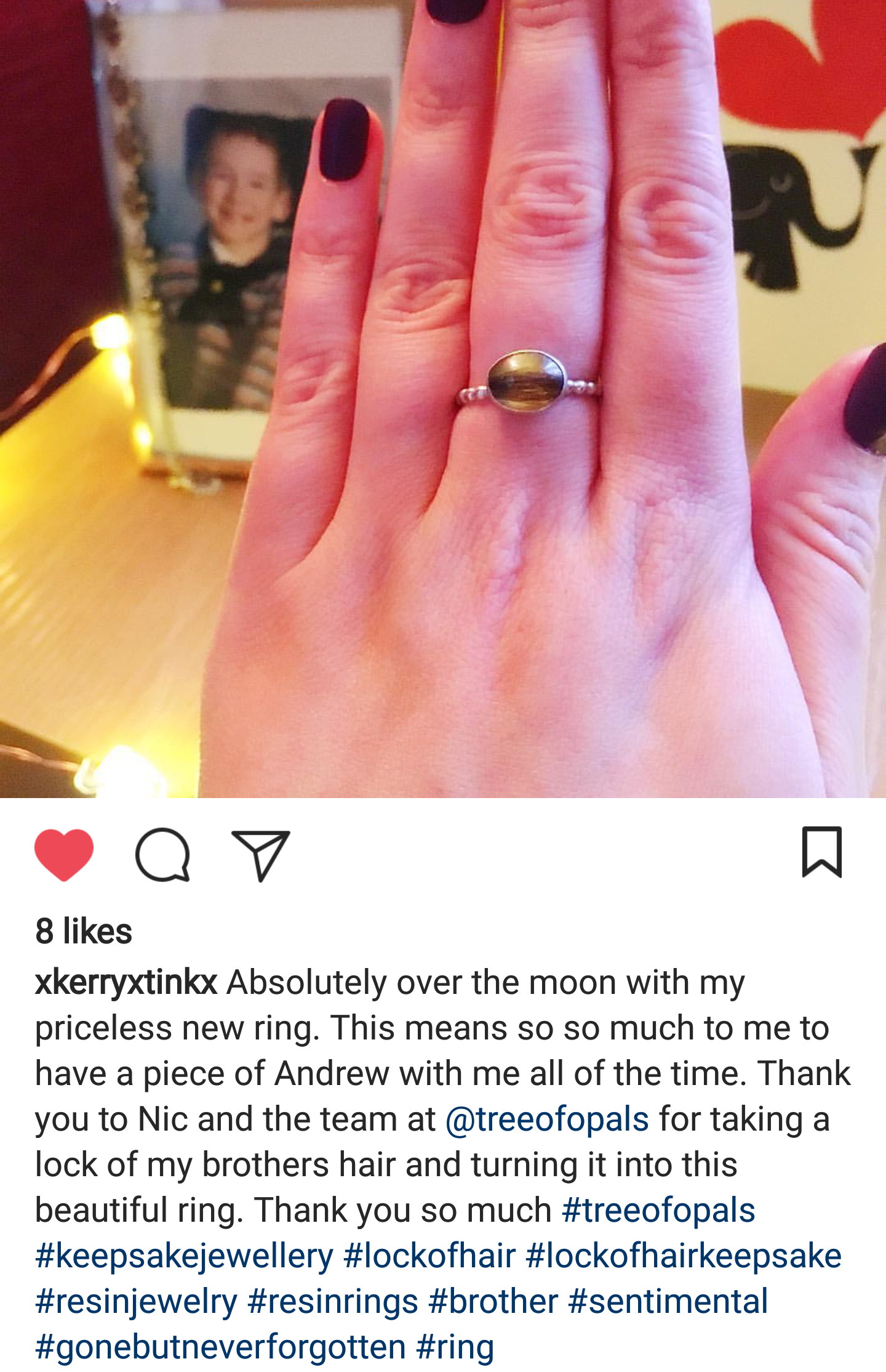 Lock of Hair Ring