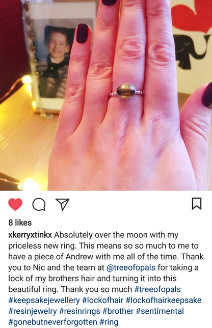 Lock of Hair Ring