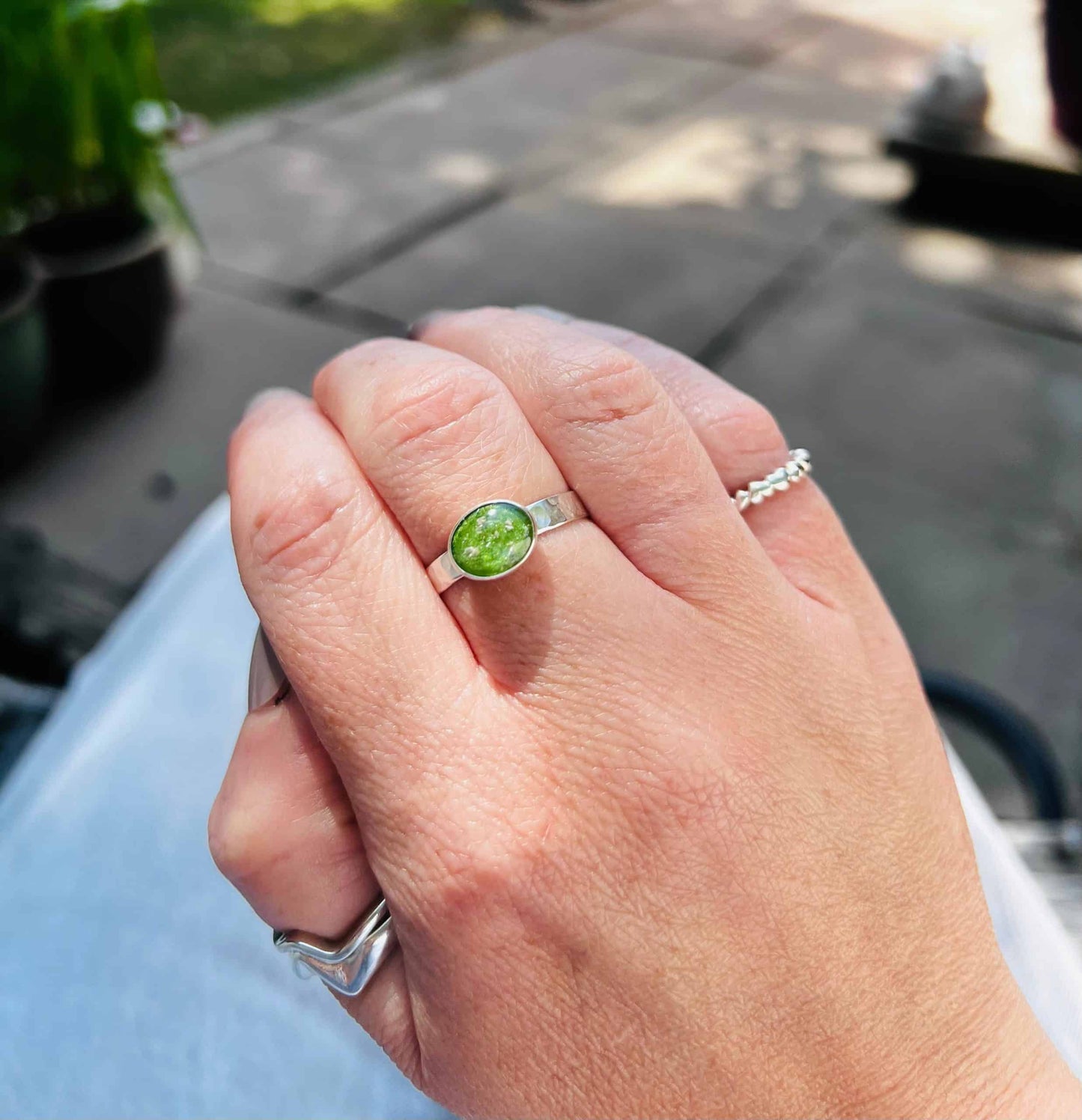 Cremation Ashes Ring