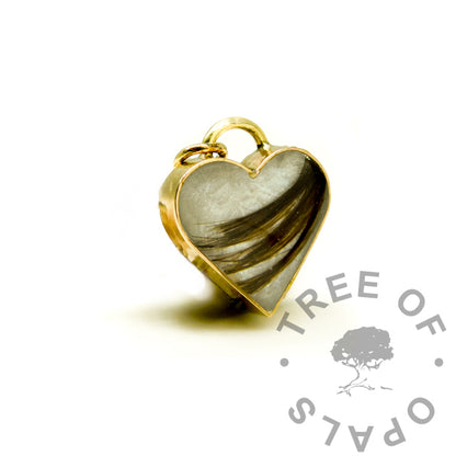 Gold Rebecca Heart Necklace