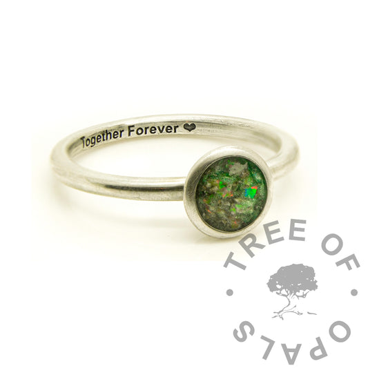 Ayla Cremation Ashes Ring