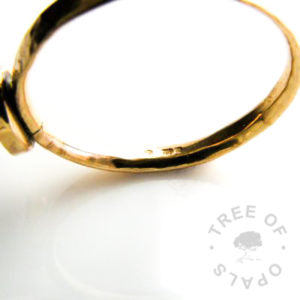 Gold Textured Ring