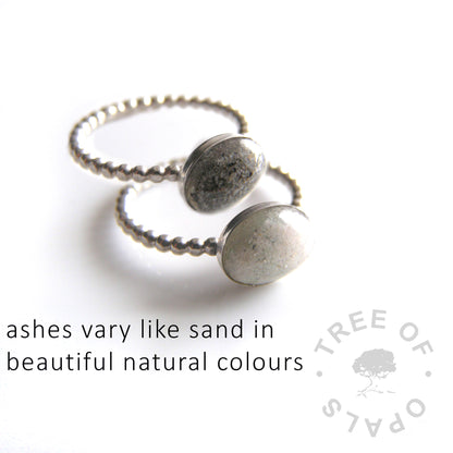 Cremation Ashes Dangle Earrings