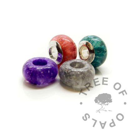 Gold Cremation Ashes Bead