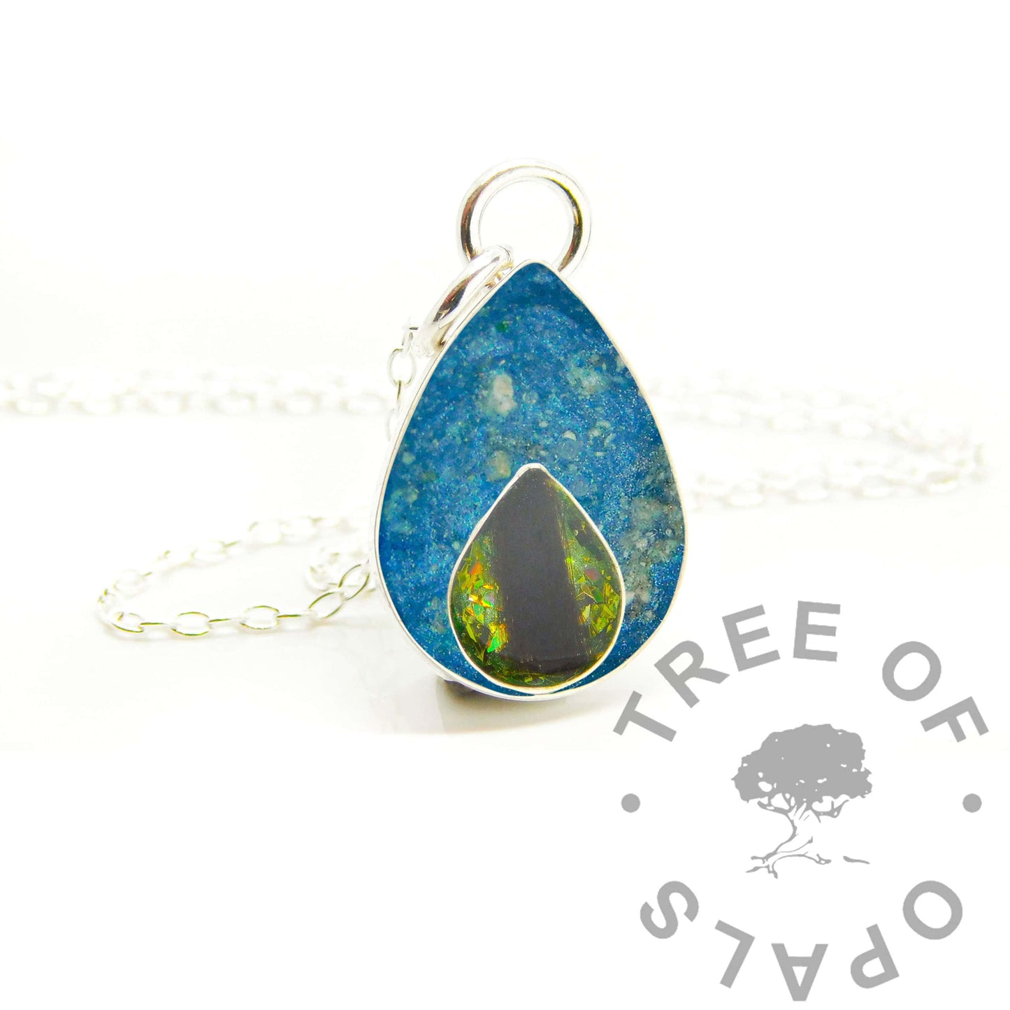 Hair Teardrop Necklace