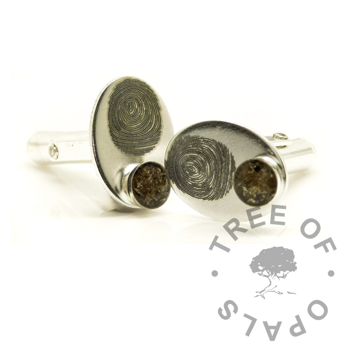 Engravable Ashes Cufflinks