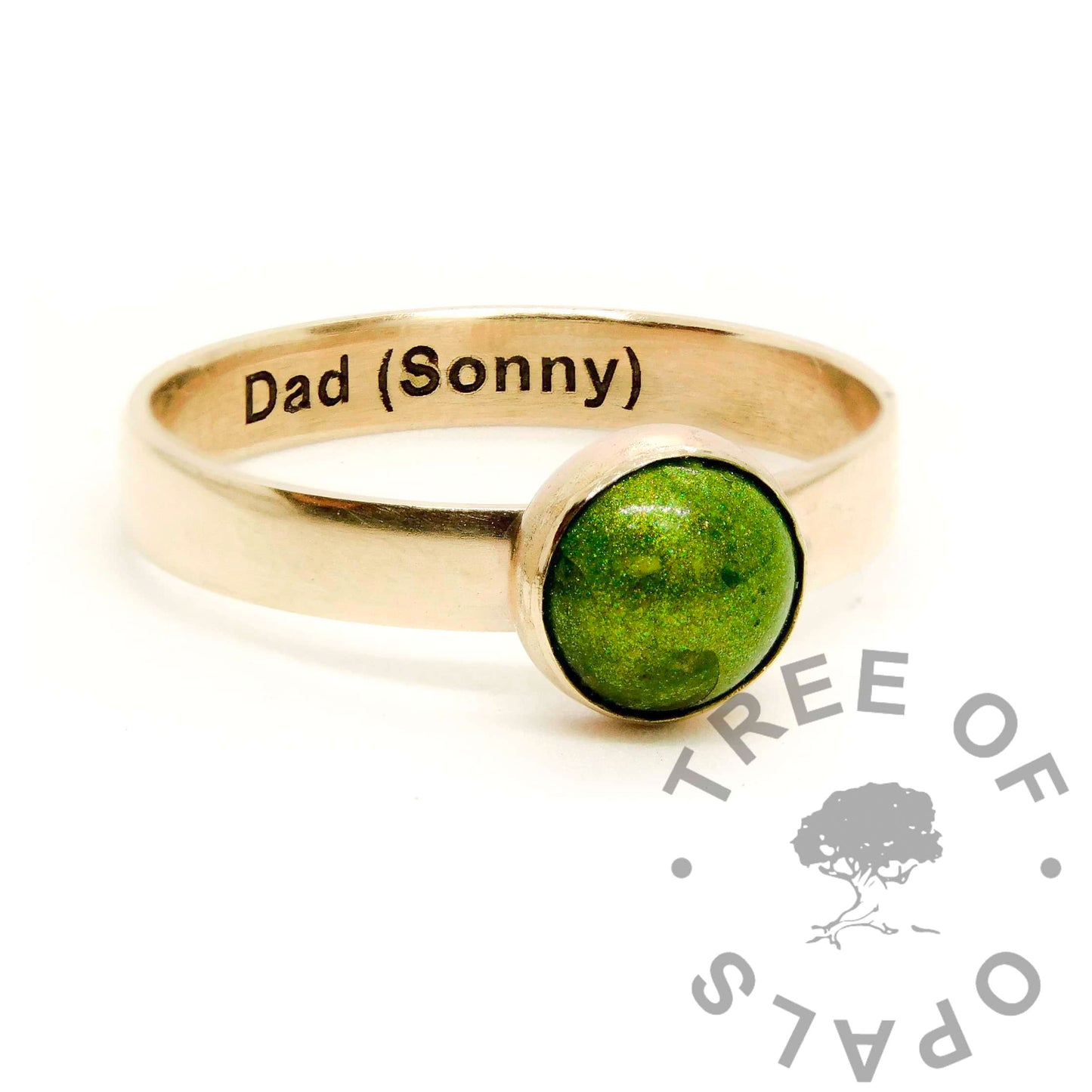 Solid Gold Breastmilk Ring