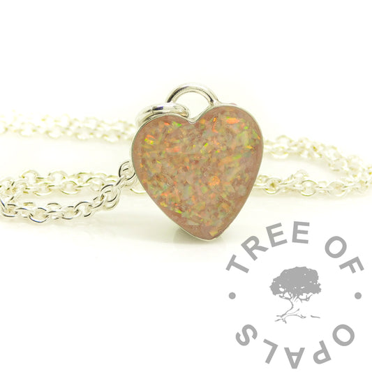 Heart Birthstone Necklace