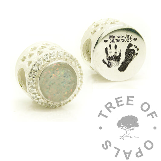 Crystal Filled Bead