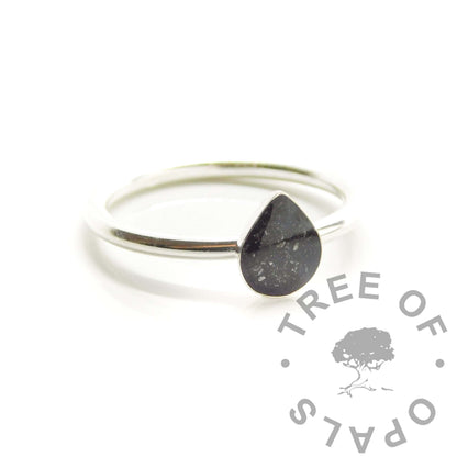 Blood Teardrop Ring