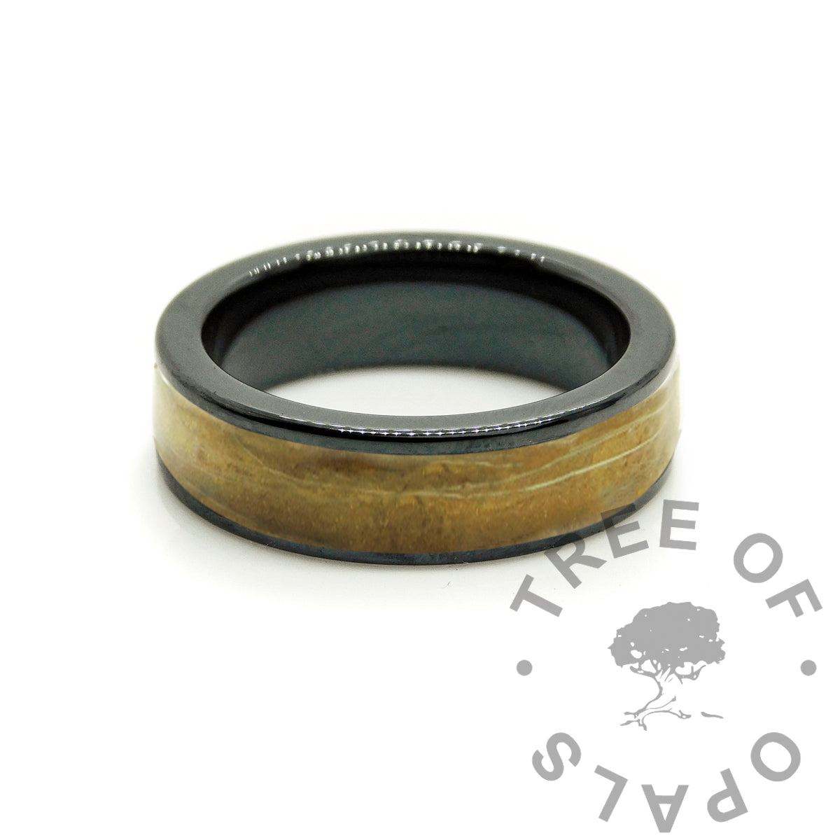 Black Ceramic Cord Ring