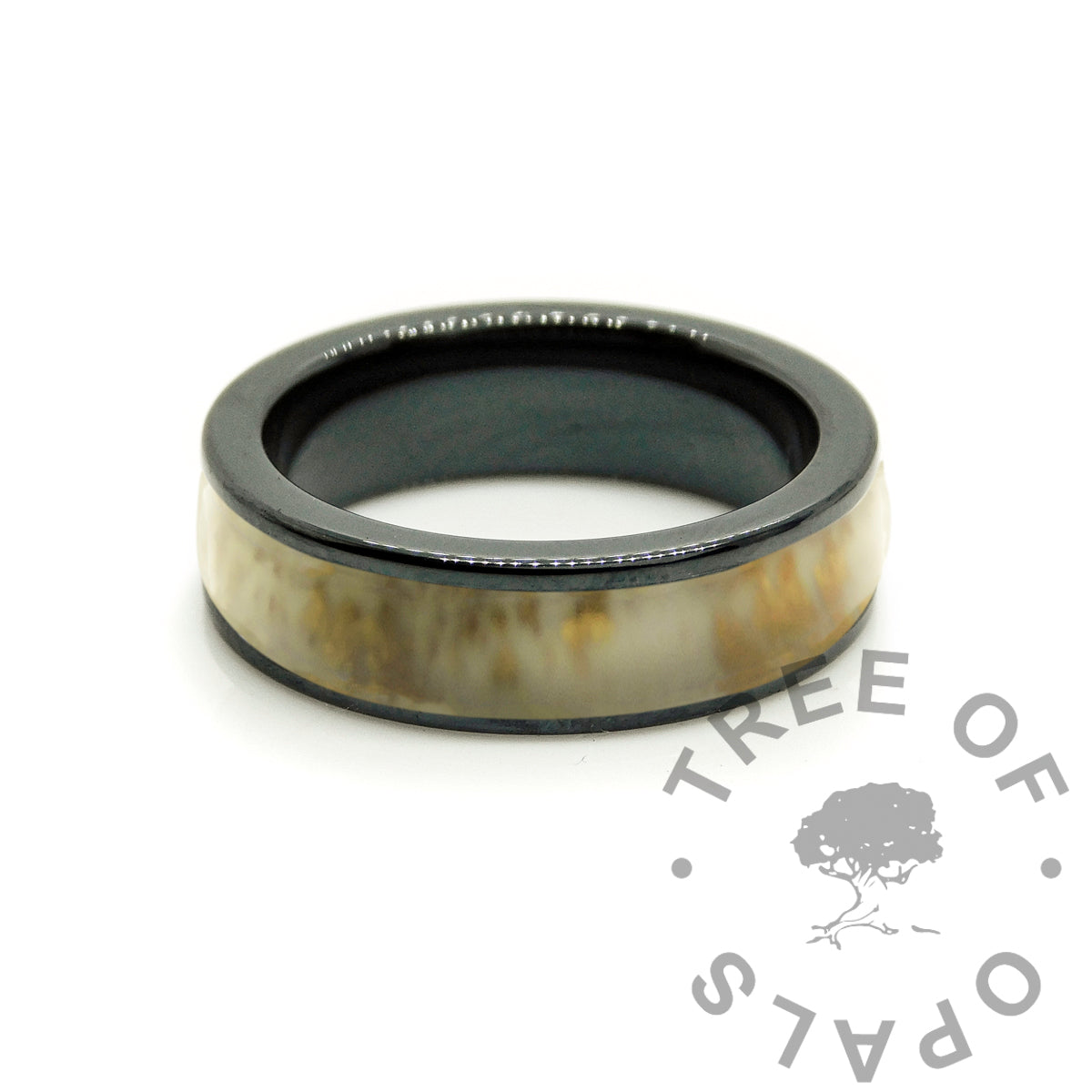 Black Ceramic Breastmilk Ring