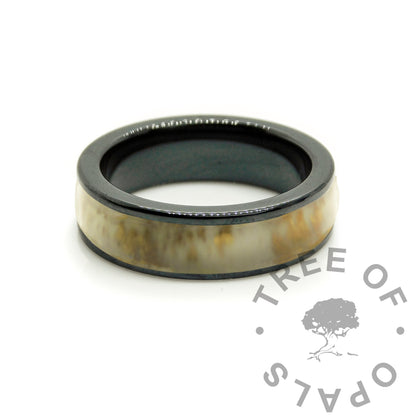 Black Ceramic Breastmilk Ring