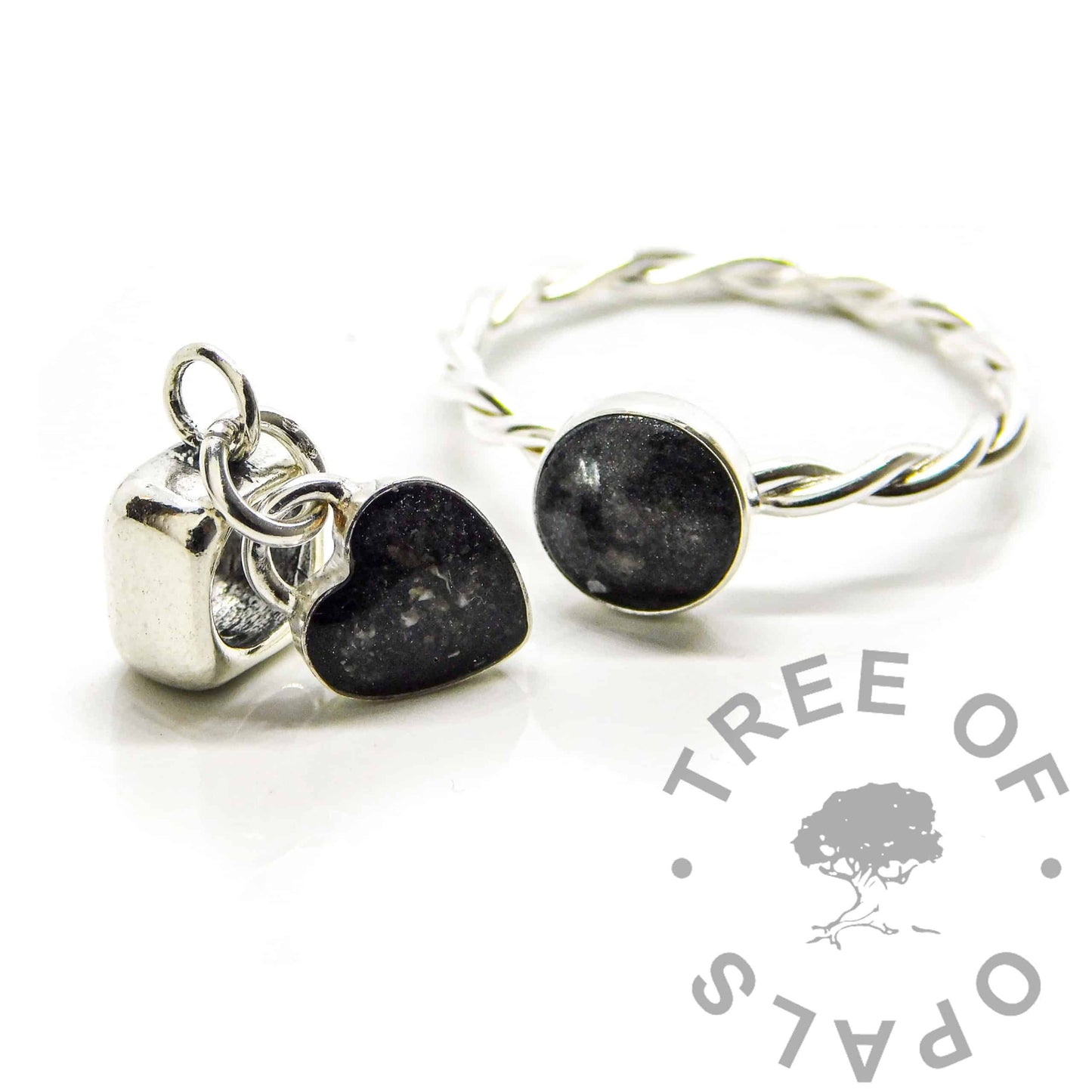 Cremation Ashes Dangle Charm