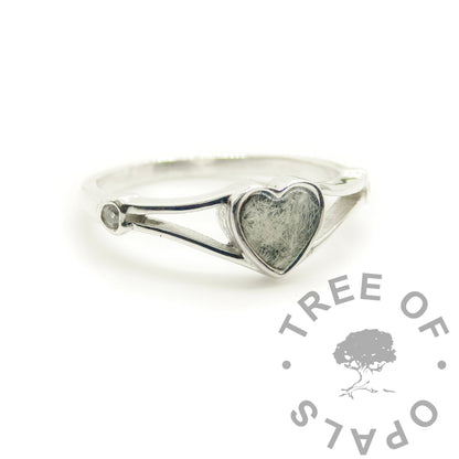 Lexi Hair Heart Ring