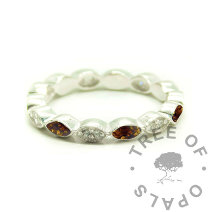 Marquise Crystal Blood Ring