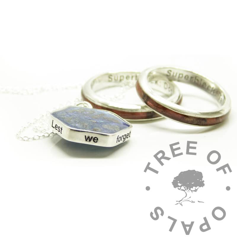 Hexagonal Ashes Necklace