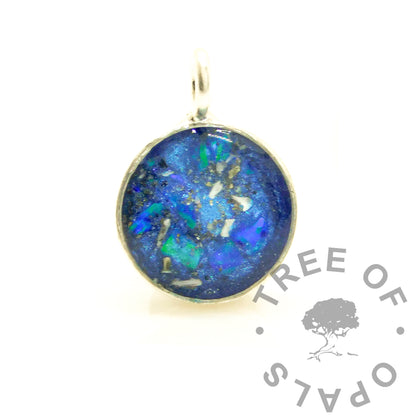Round Cremains Necklace