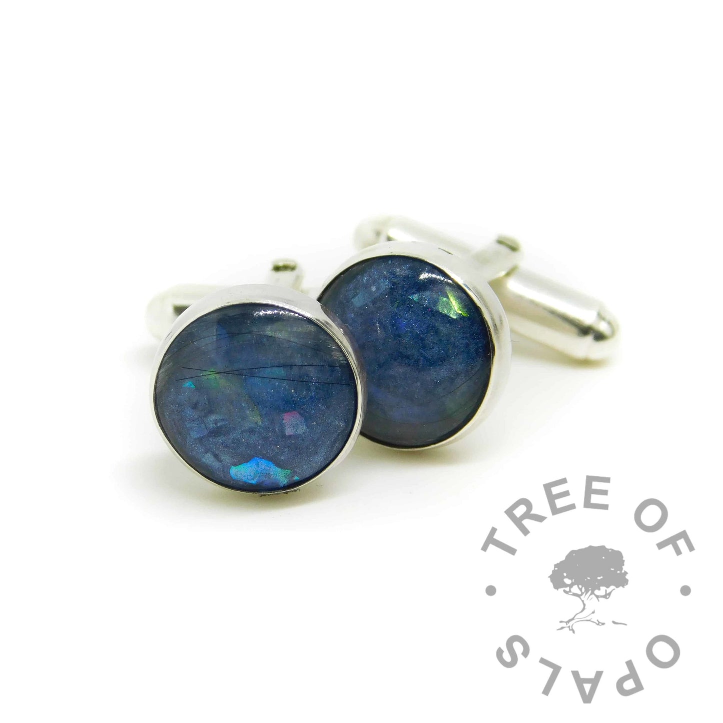 Lock of Hair Cufflinks