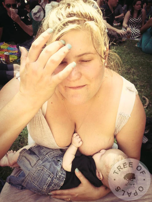 Black Ceramic Breastmilk Ring