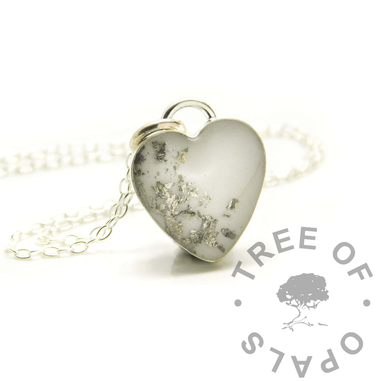 Engravable Breastmilk Heart Necklace