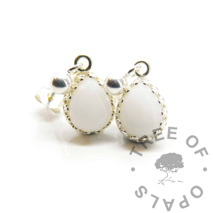 Cremation Ashes Dangle Earrings