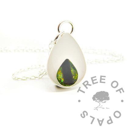 Hair Teardrop Necklace
