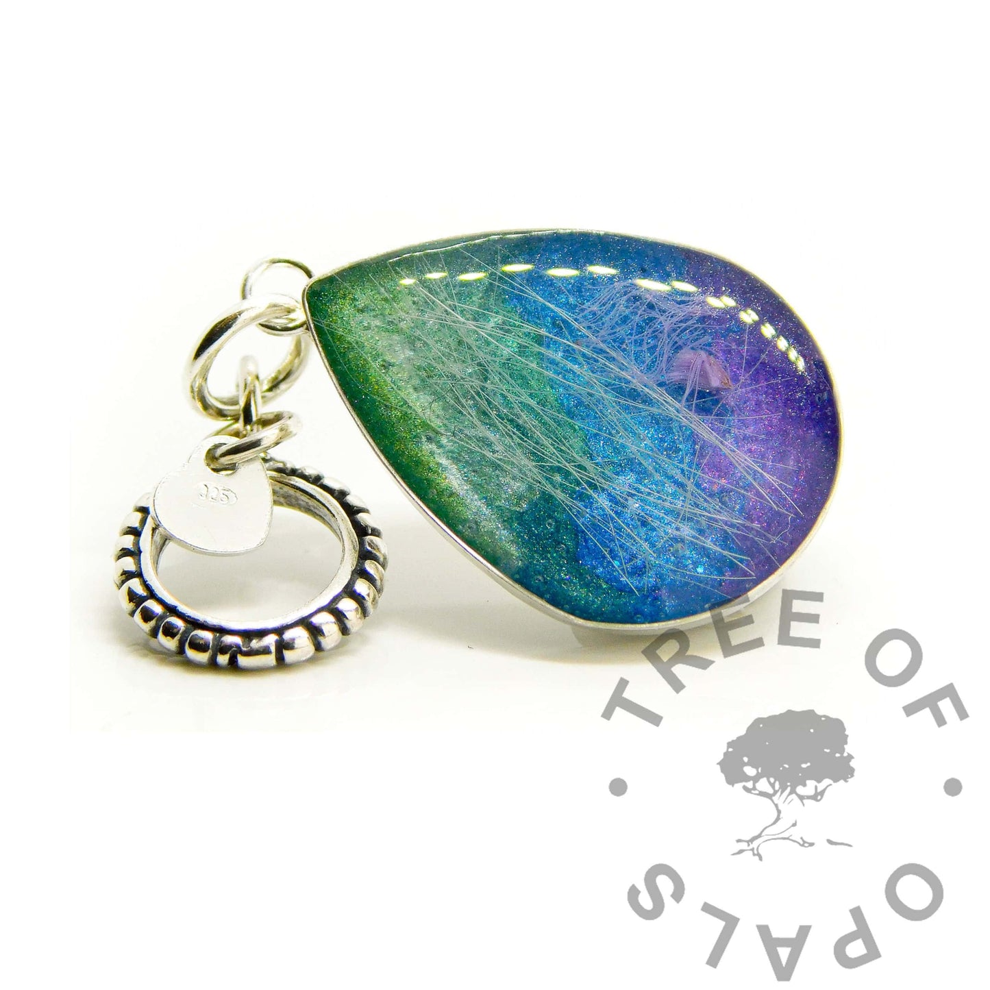 Hair Teardrop Necklace