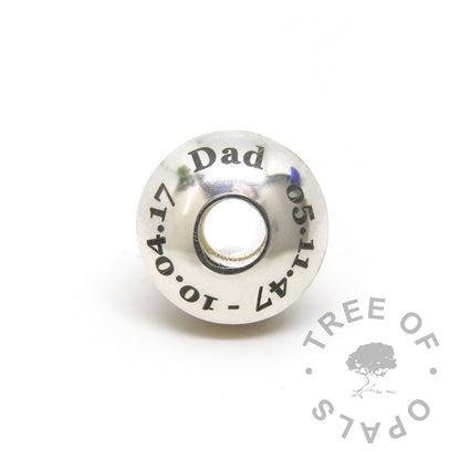 Engravable Bead Washer