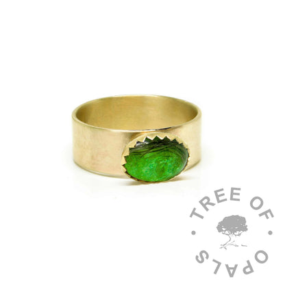 Chunky Gold Hair Ring