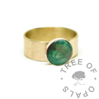 Chunky Gold Hair Ring