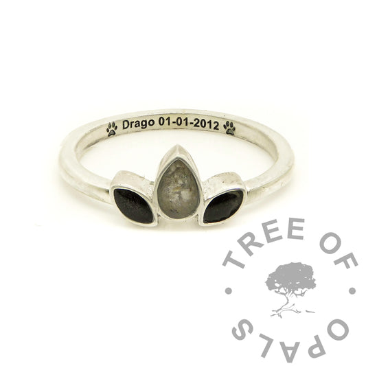Megan Cremation Ashes Ring