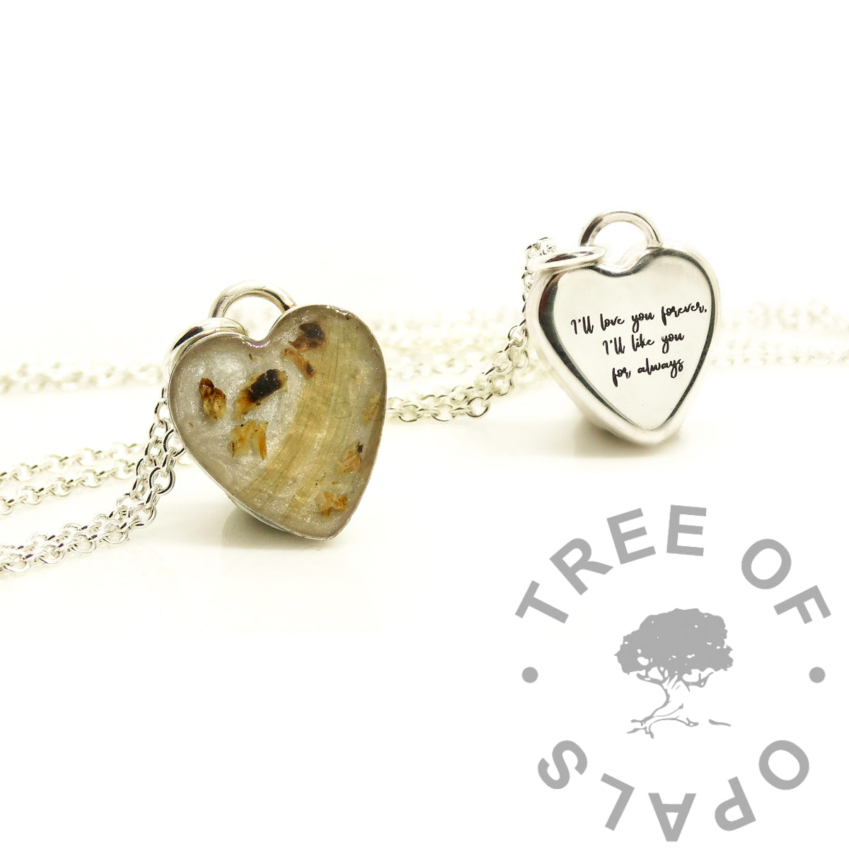 Engravable Cord Heart Necklace