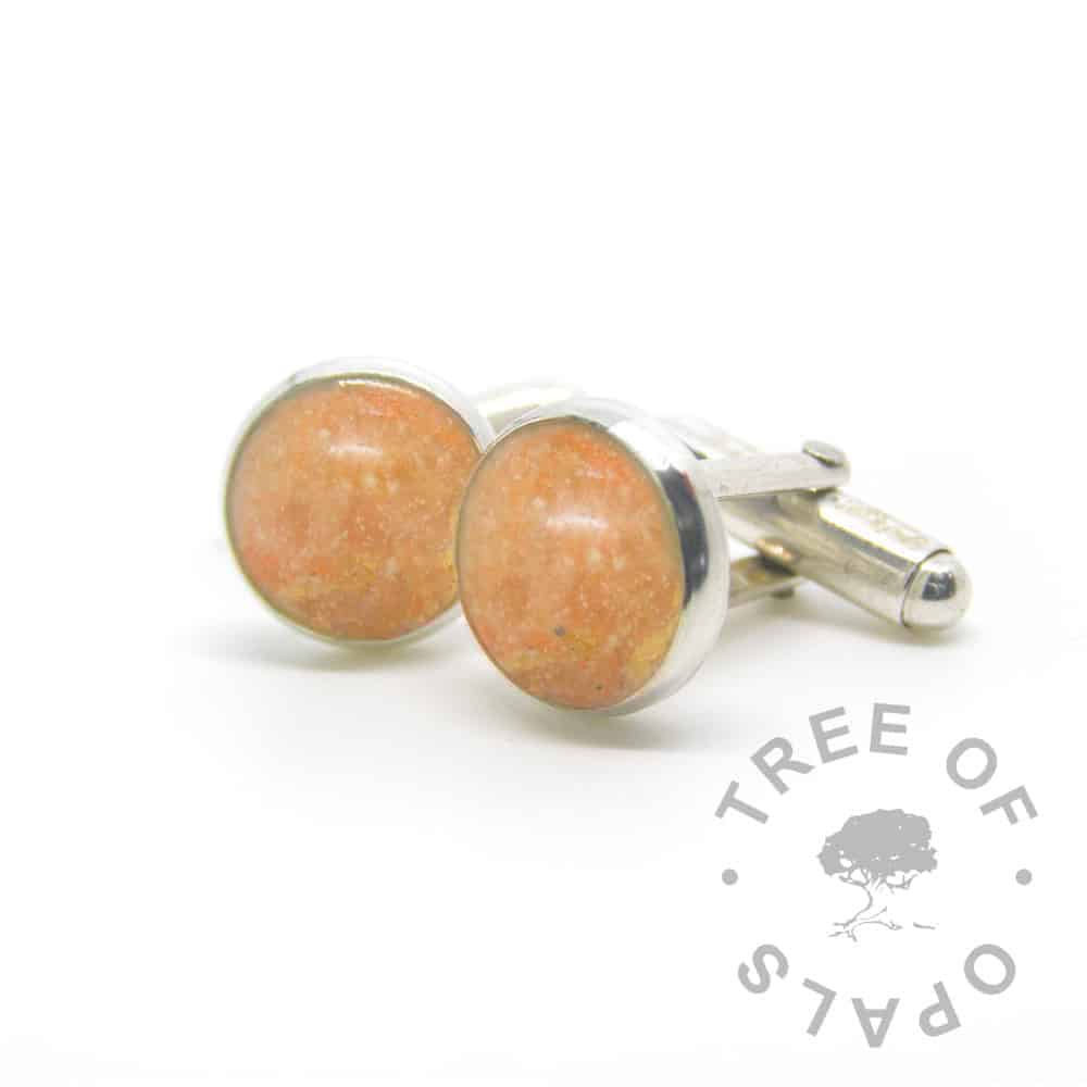 Cremation Ashes Cufflinks