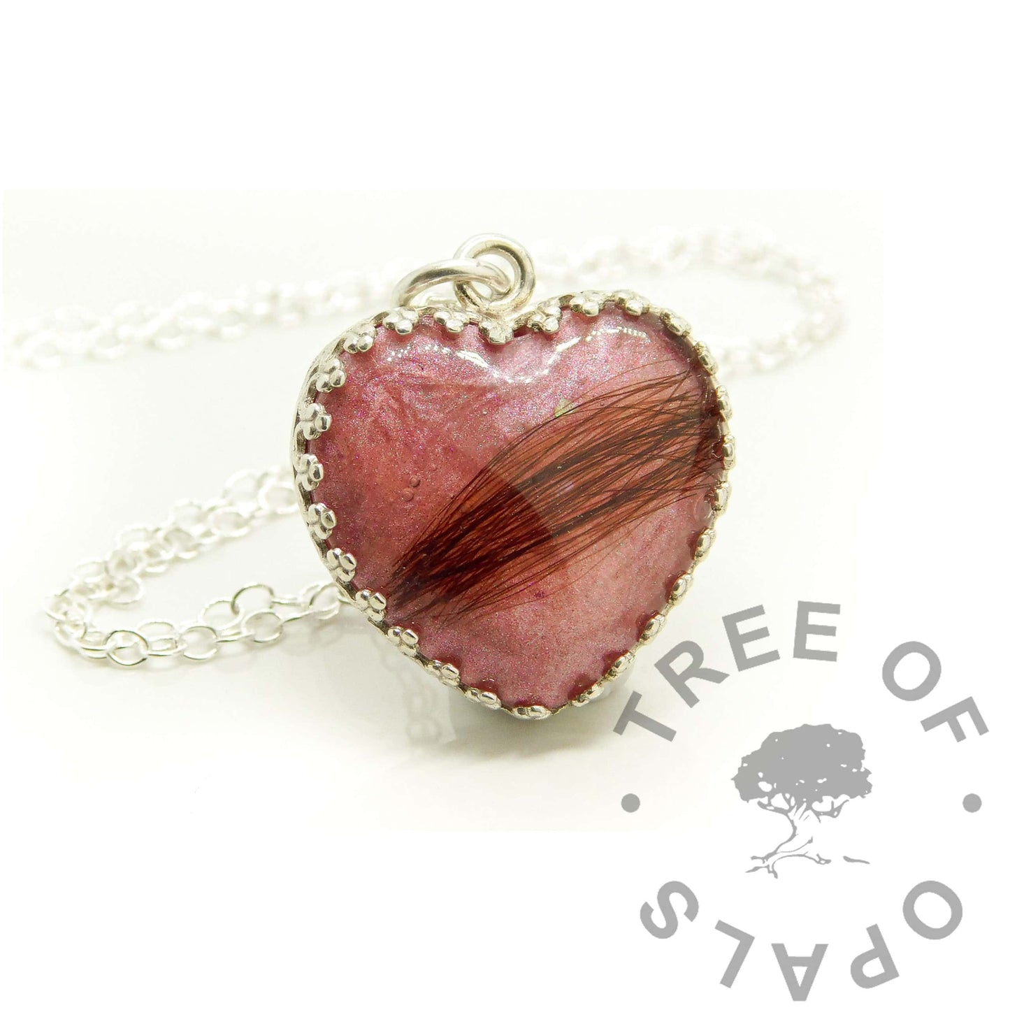 Crown Heart Blood Necklace